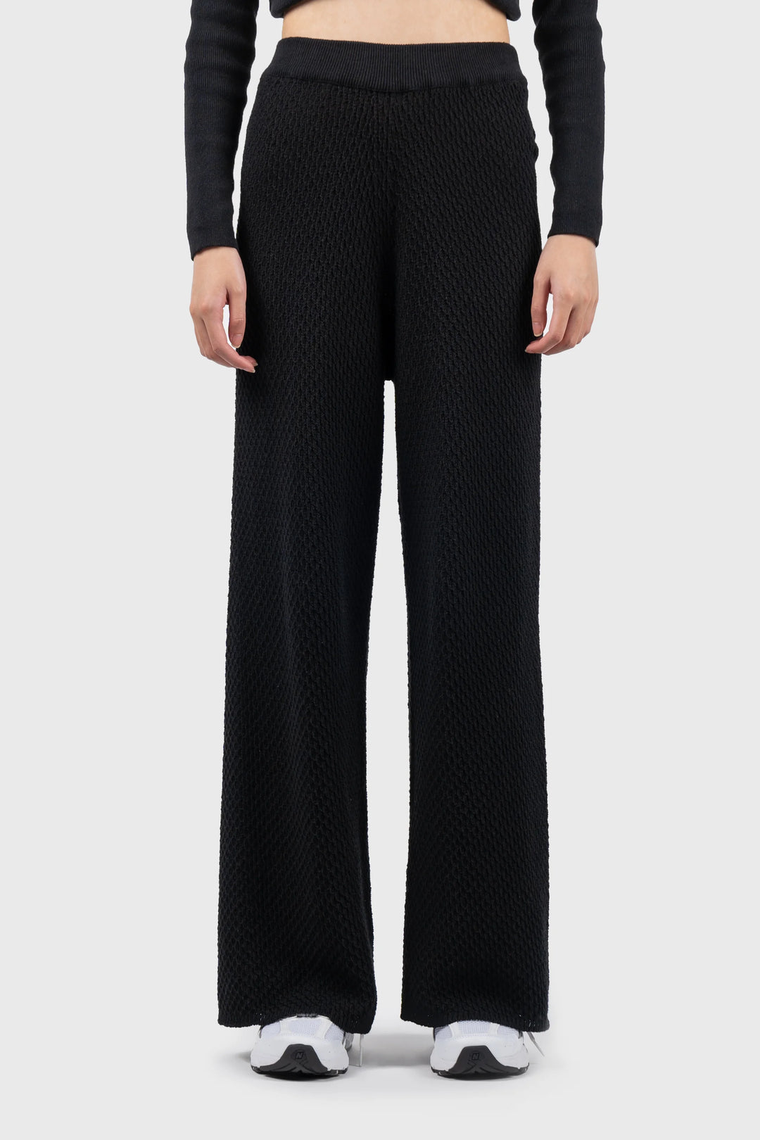 Wide Straight Cool Wool Pants