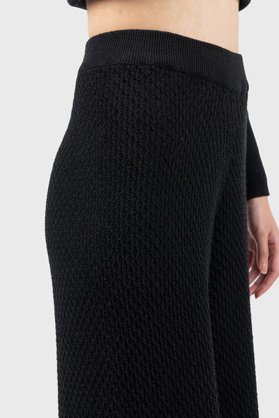 Wide Leg Seamless Knitted Pants