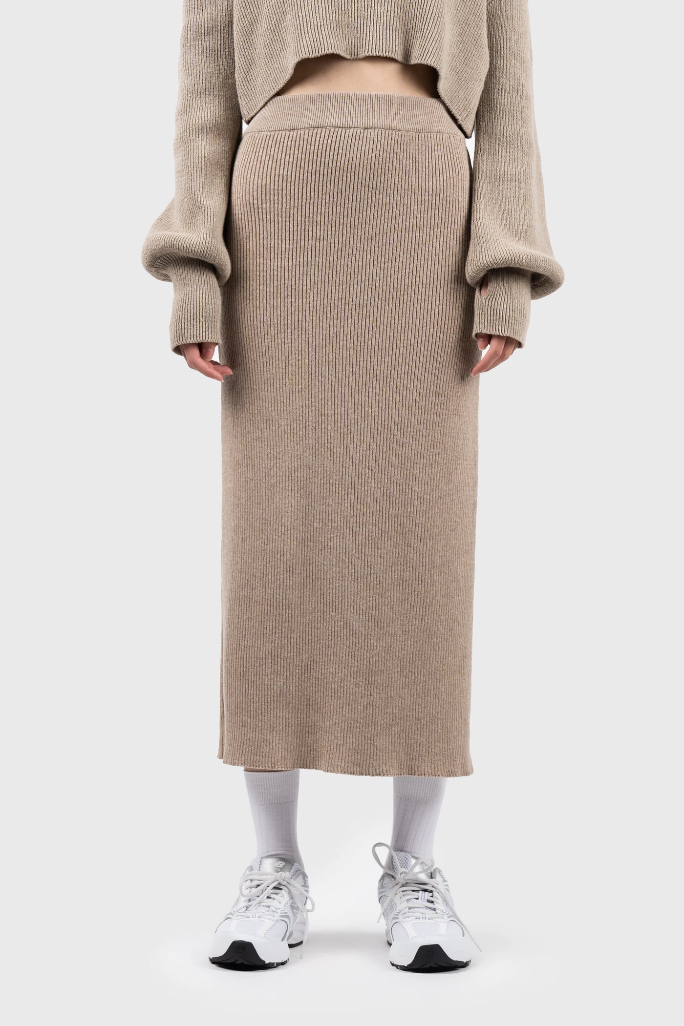 Knitted Midi Skirt – nu-in