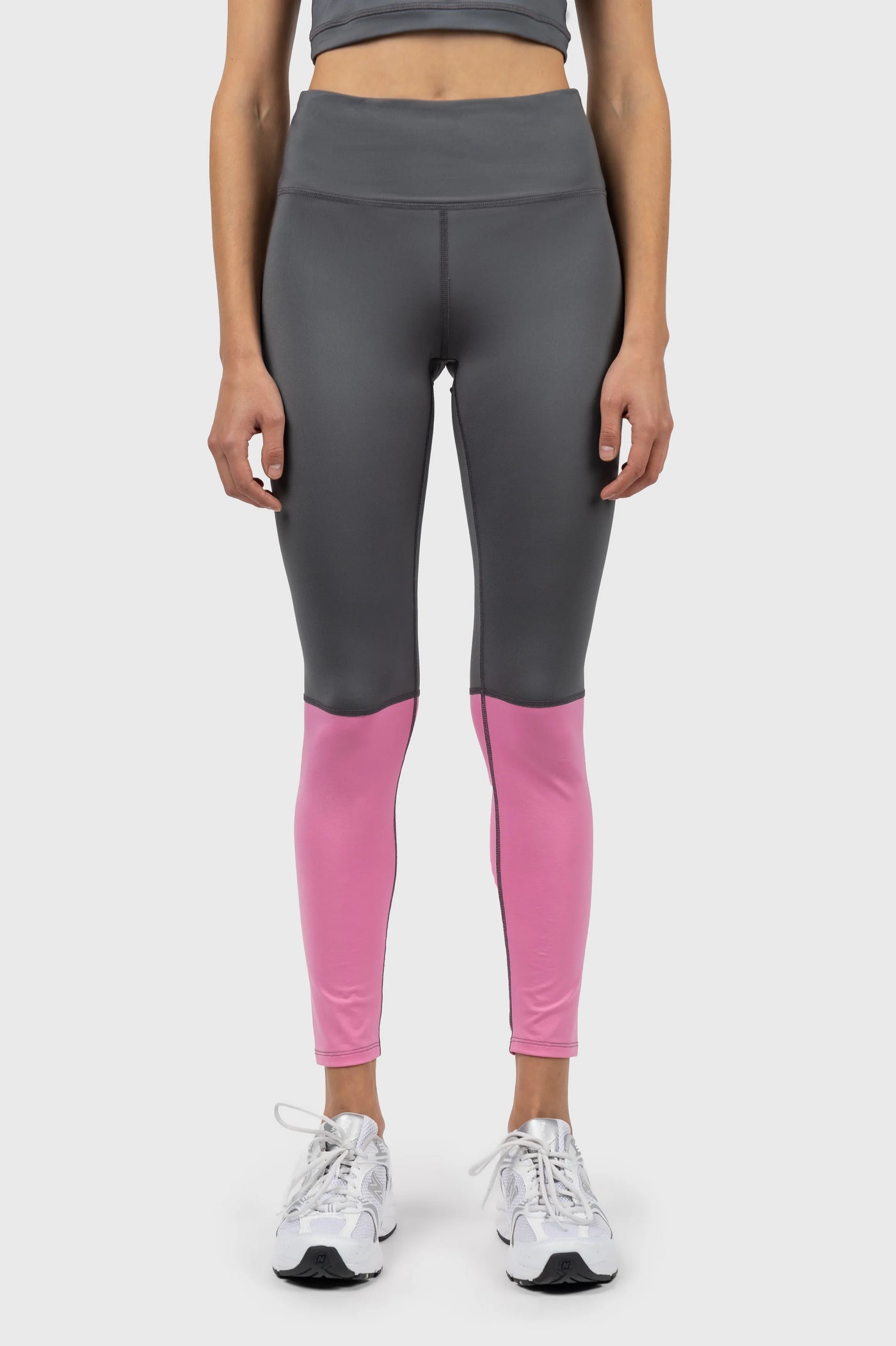 Nike grey and pink leggings hotsell