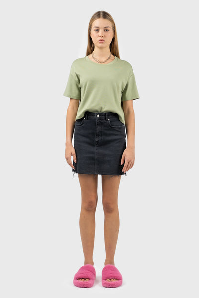 【NONCODE】Ramita Off-Shoulder T-Shirt (Mini Shoulder Set) ACANI Orange Off Shoulder Tops for Women for Women Ribbed