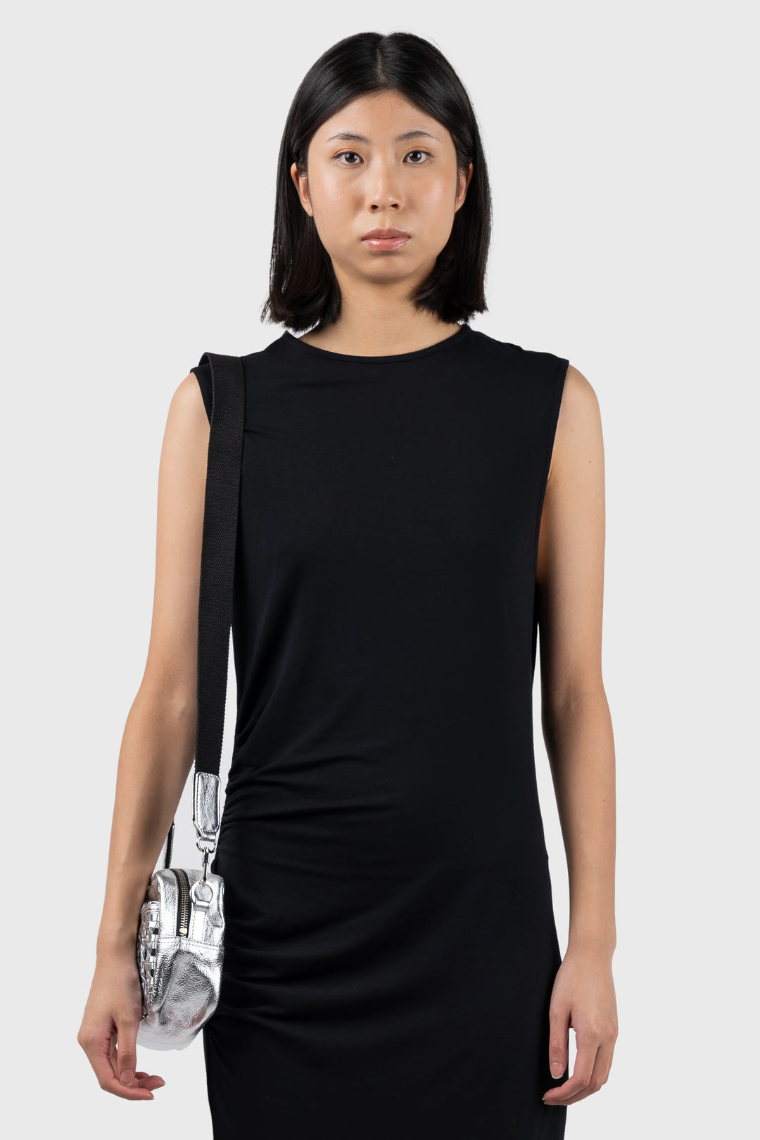 Ruched Detail Mini Dress | Jersey | nu-in