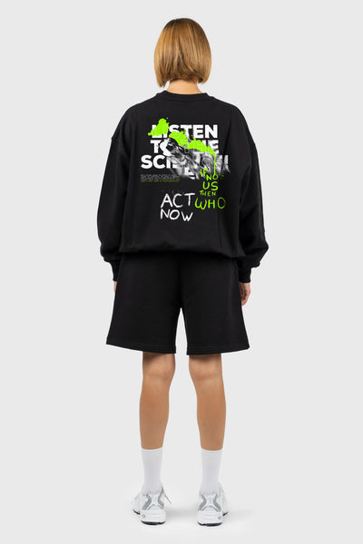 Listen To The Science Super Oversized Sweatshirt